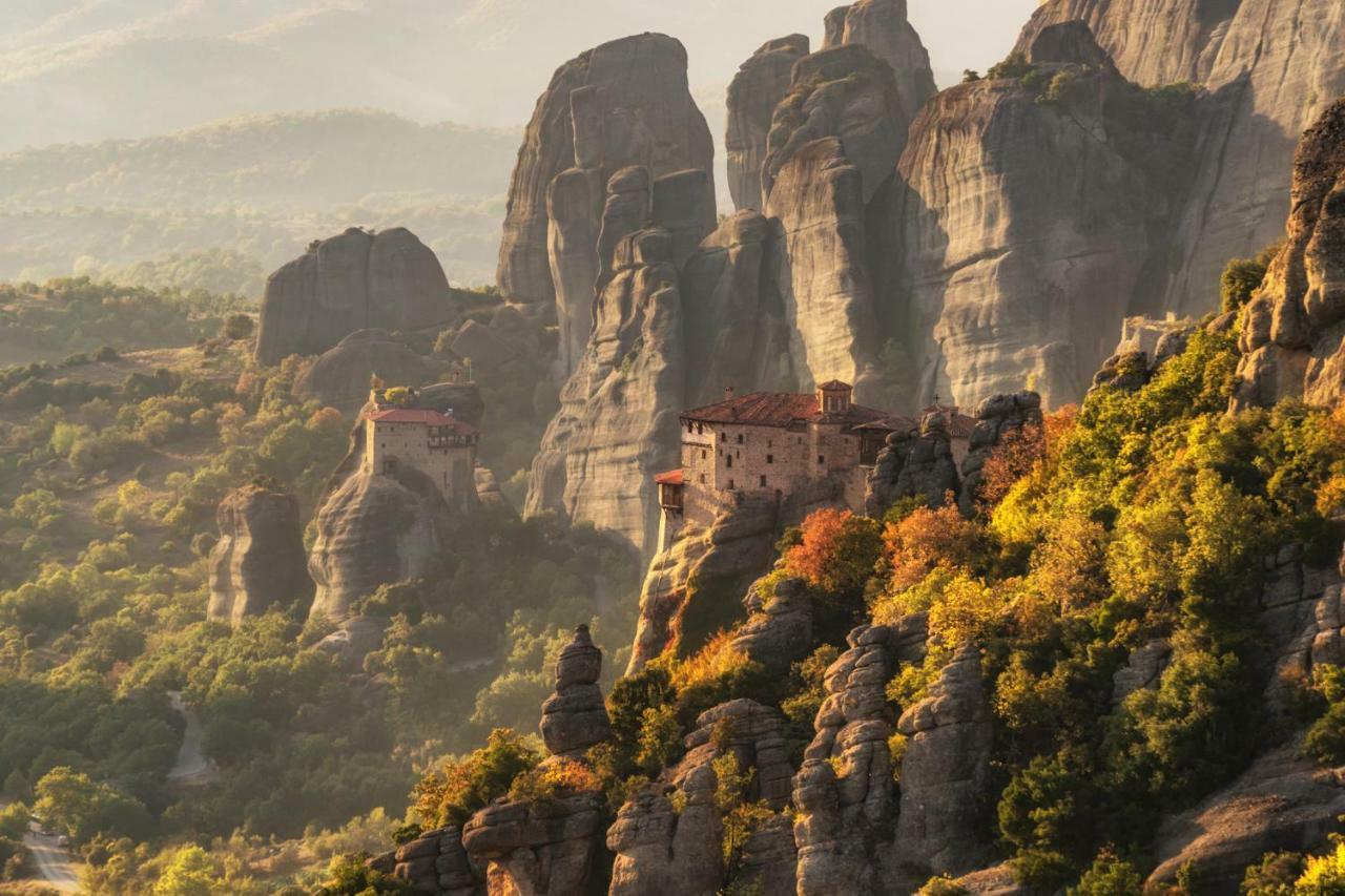 Апартаменти The Balcony Of Meteora The Center Of Kalabaka Екстер'єр фото